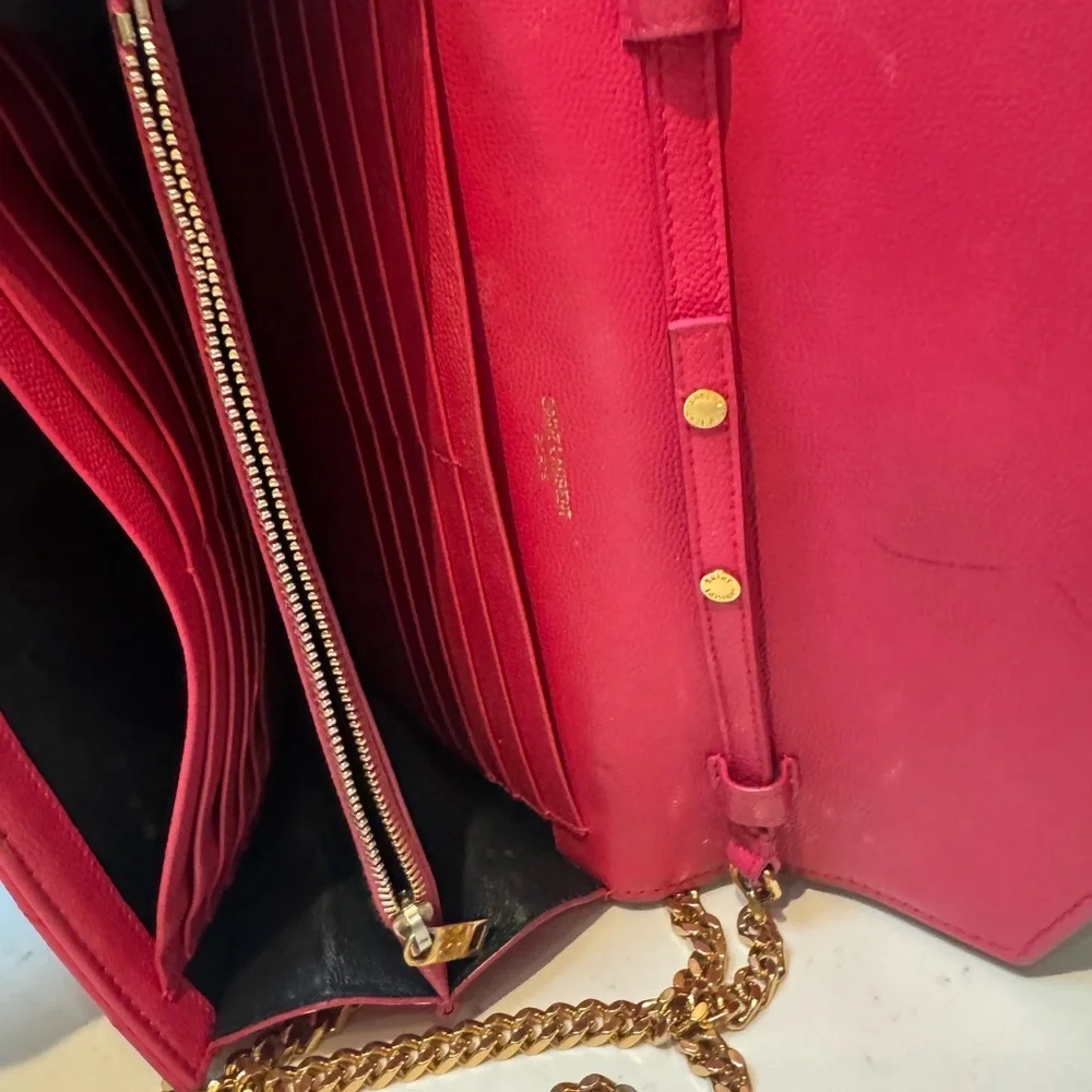 Yves Saint Laurent Fuchsia Crossbody Bag - Picture 9 of 9